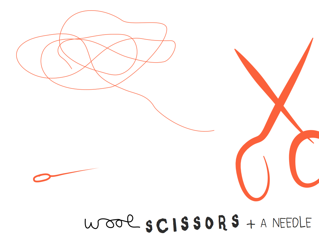 Wool, Sciccors And A Needle